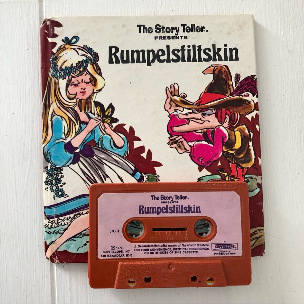 70s Storyteller Rumpilstiltskin book and cassette